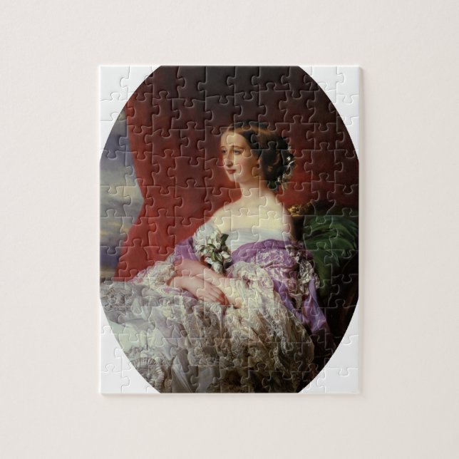 Kaiserin Eugenie durch Franz Xaver Winterhalter Puzzle (Vertikal)