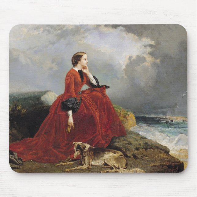 Kaiserin Eugenie in Biarritz, 1858 Mousepad (Vorne)
