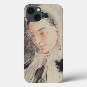 Kaiserin Eugénie (schwarze u. rote Kreide) Case-Mate iPhone Hülle