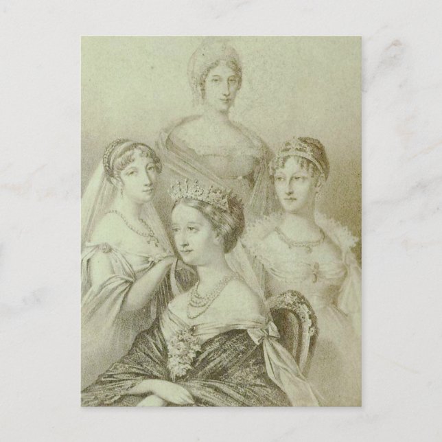 Kaiserin Eugenie von Frankreich #002F Postkarte (Vorderseite)