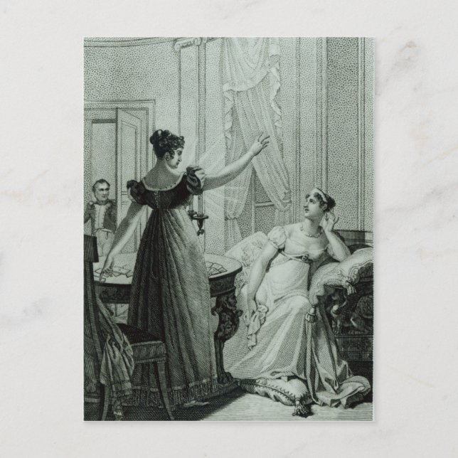 Kaiserin Josephine zeigt die Prophezeiung Postkarte (Vorderseite)