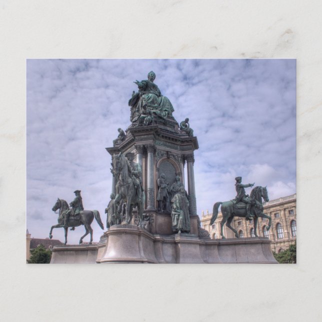 Kaiserin Marie-Theresa von Österreich-Ungarn Postkarte (Vorderseite)