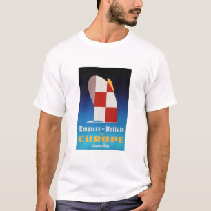 Kaiserin von Großbritannien nach Europa Alte Damp T-Shirt