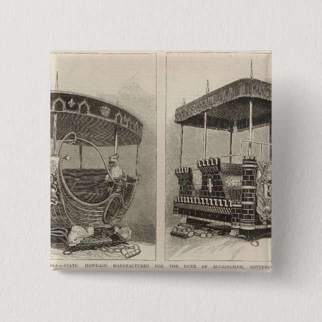 Kaiserin von Indien Button (Vorderseite)