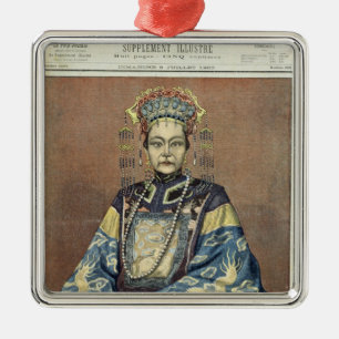 Kaiserinc$tz'u-leitkursanzeiger Dowager der China Silbernes Ornament