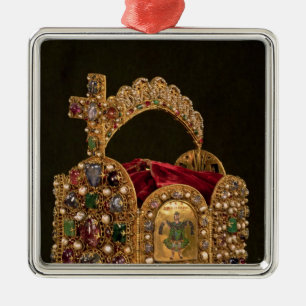 Kaiserkrone hergestellt für die Krönung von Otto Silbernes Ornament
