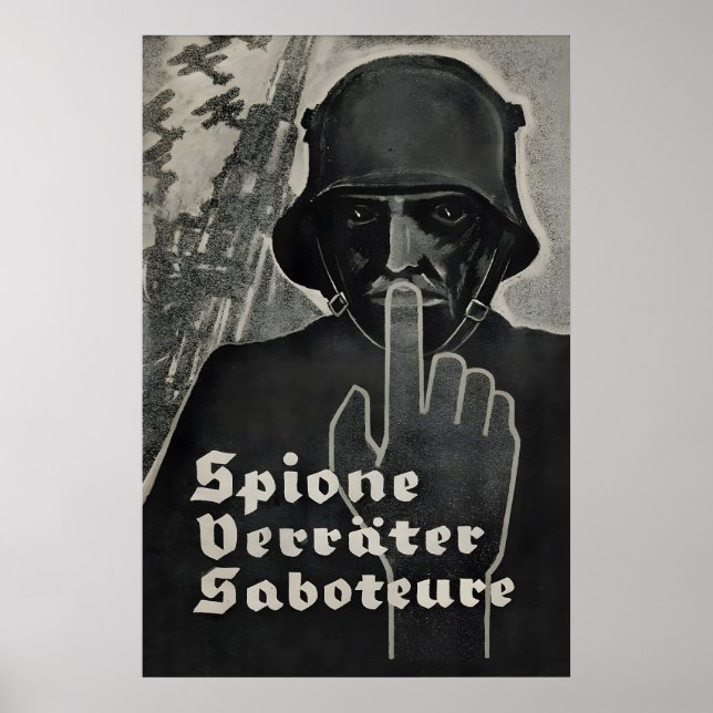 Kaiserlich-deutsches Propagandaposter des Ersten W Poster (Vorne)