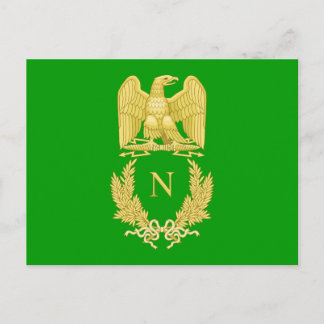 Kaiserliche Emblem von Napoleon I. Postkarte