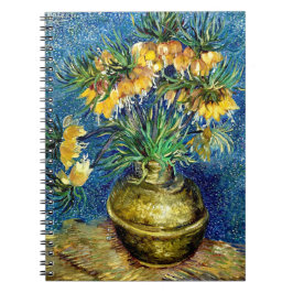 Kaiserliche Fritillare Kupfer Vase Van Gogh Spiral Notizblock