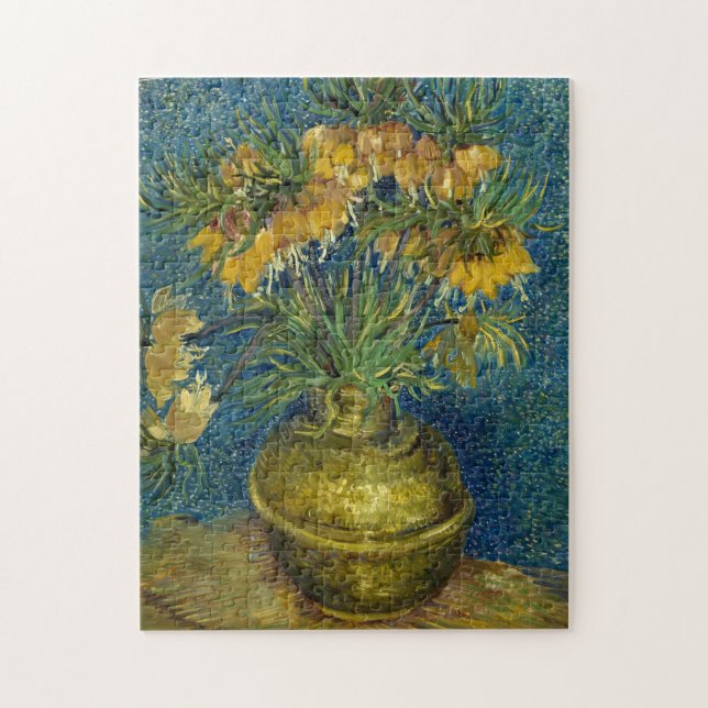 Kaiserliche Fritillerien in einer Kupfervase, 1886 Puzzle (Vertikal)