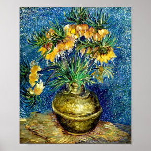 Kaiserliche Fritillerien in Kupfer Vase - Van Gogh Poster