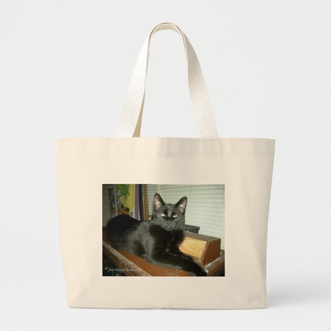 Kaiserliche Kitty Jumbo Stoffbeutel (Vorne)
