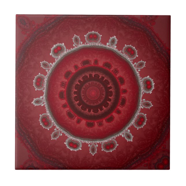 Kaiserliche Krondekoration Tile Fliese (Vorderseite)