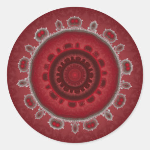 Kaiserliche Kronenkleber Runder Aufkleber