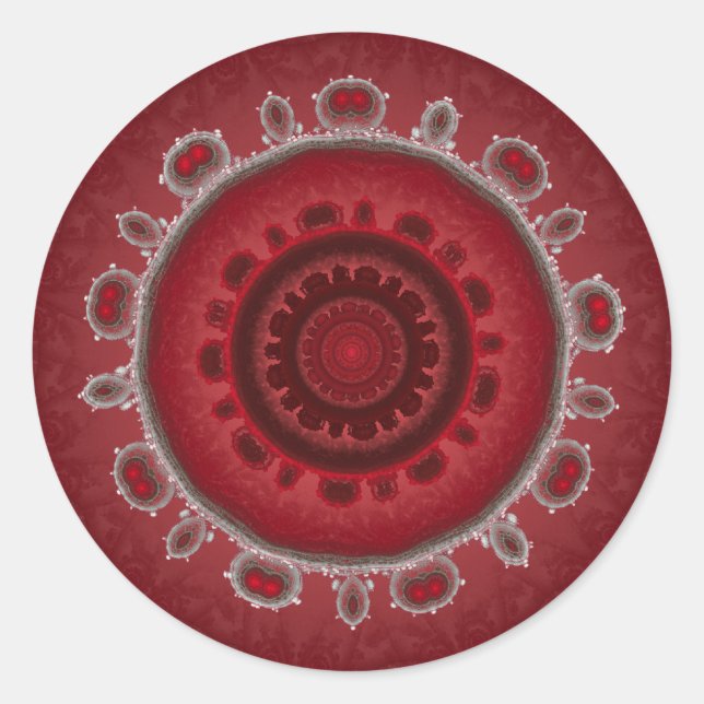 Kaiserliche Kronenkleber Runder Aufkleber (Vorderseite)