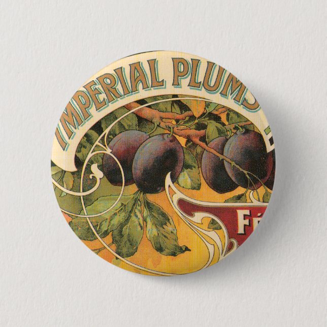 Kaiserliche Pflaumen Button (Vorderseite)