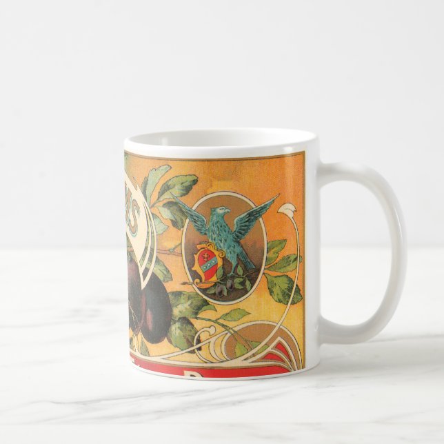 Kaiserliche Pflaumen Kaffeetasse (Rechts)