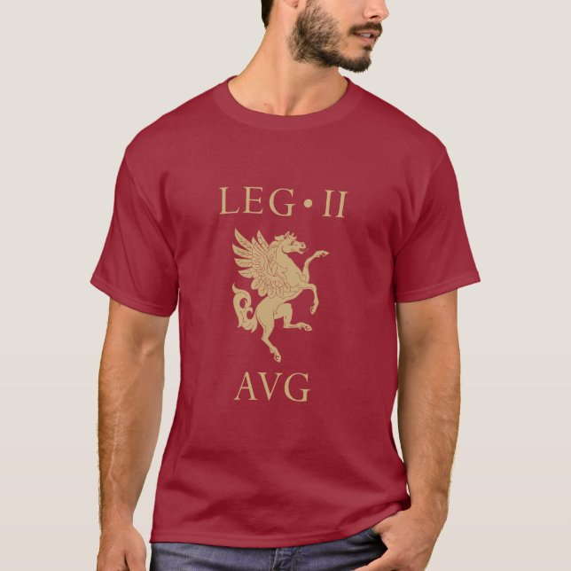 Kaiserliche Römische Armee - Legio II Augusta T-Shirt (Vorderseite)
