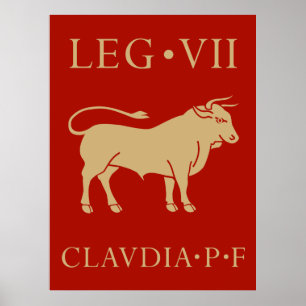 Kaiserliche Römische Armee - Legio VII Claudia Poster