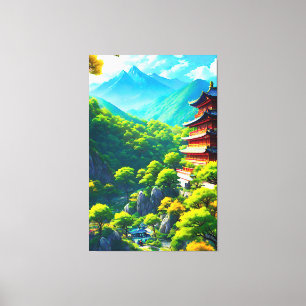 Kaiserliche Ruhe: Die Stille der Natur Leinwanddruck