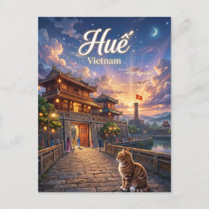 Kaiserliche Stadt Huế Vietnam Postkarte