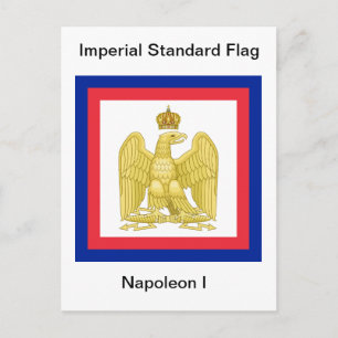 Kaiserliche Standardflagge Napoleon I Postkarte