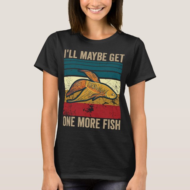 Kaiserlicher Angelfisch Farbdesign T-Shirt (Vorderseite)