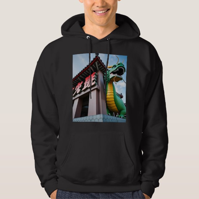Kaiserlicher chinesischer Drache Hoodie (Vorderseite)