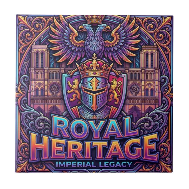 Kaiserliches Erbe Imperiale Legacy Keramikfliesen Fliese (Vorderseite)