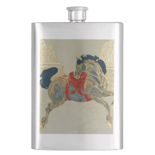 Kaiserliches Goldenes Pferd Flachmann