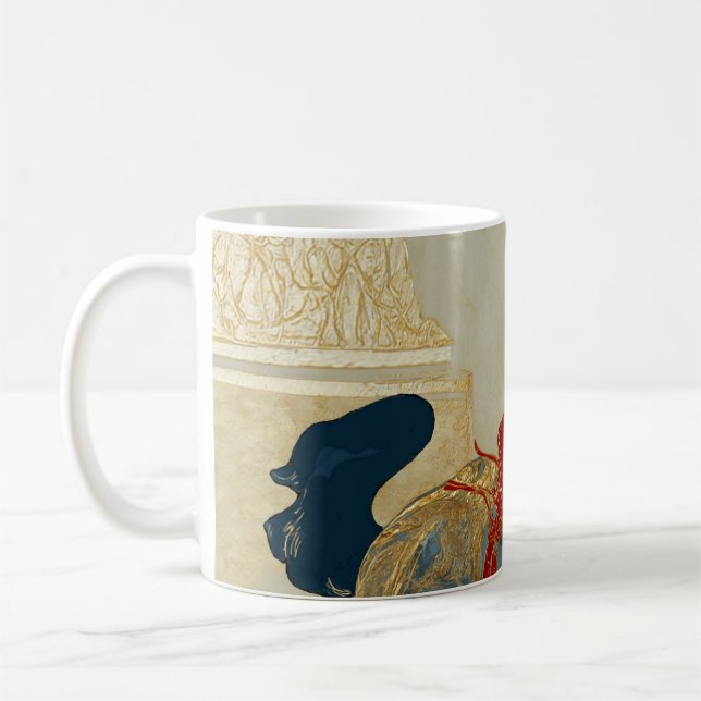 Kaiserliches Goldenes Pferd Kaffeetasse (Links)