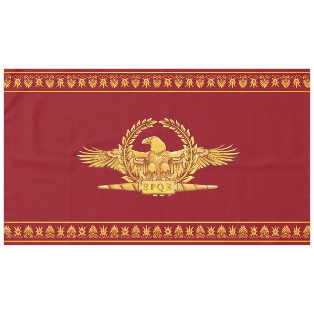 Kaiserliches römisches SPQR Eagle Tischdecke (Vorderseite (Horizontal))