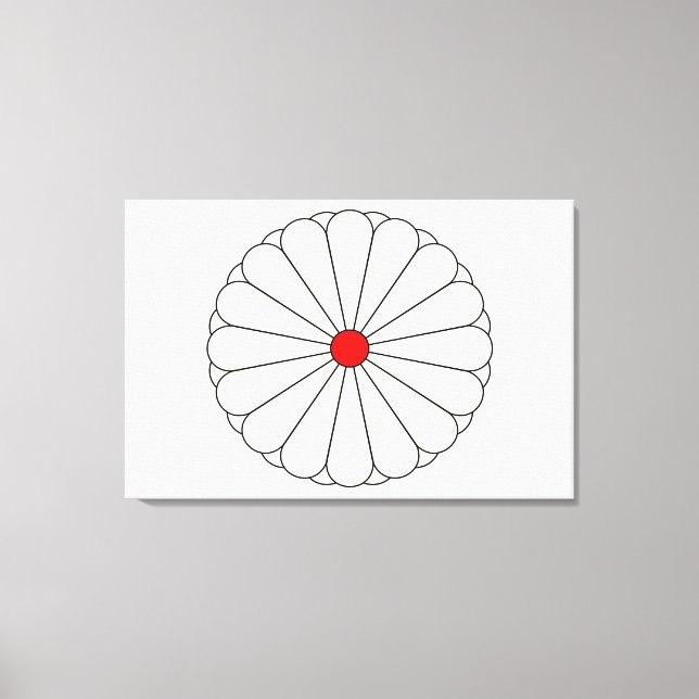 Kaiserliches Siegel Japans Leinwanddruck (Vorderseite)