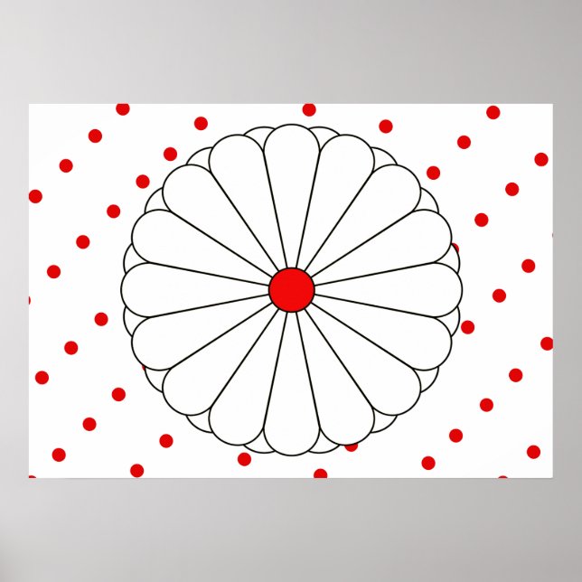 Kaiserliches Siegel Japans Poster (Vorne)