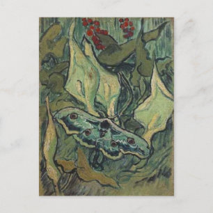 Kaisermotte oder Großes Pfauenauge Van Gogh Fine A Postkarte