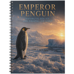 Kaiserpinguin Antarktisches Eis TIERE Notizblock