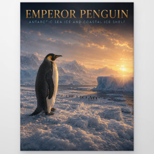 Kaiserpinguin Antarktiseis TIERE Postkarte
