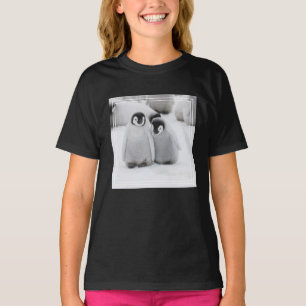 Kaiserpinguin-Küken auf Eis in der Antarktis T-Shirt