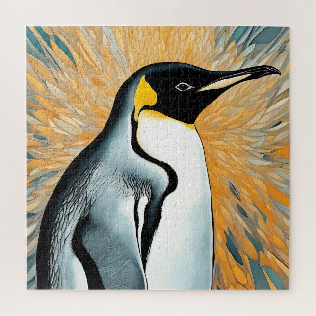 Kaiserpinguin Puzzle (Vertikal)