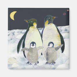 Kaiserpinguine Winterspass Magnet