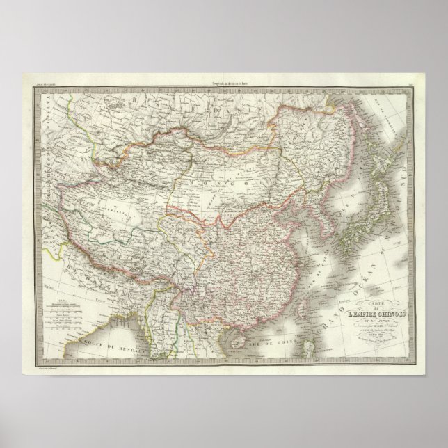 Kaiserreich China, Japan - Chinesisches Reich und  Poster (Vorne)