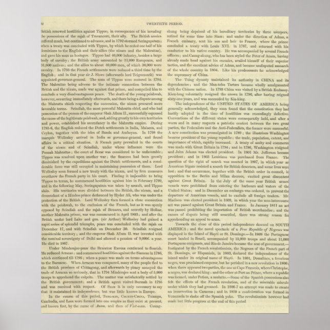 Kaiserreich Napoleon Bonaparte 1811 AD Poster (Vorne)