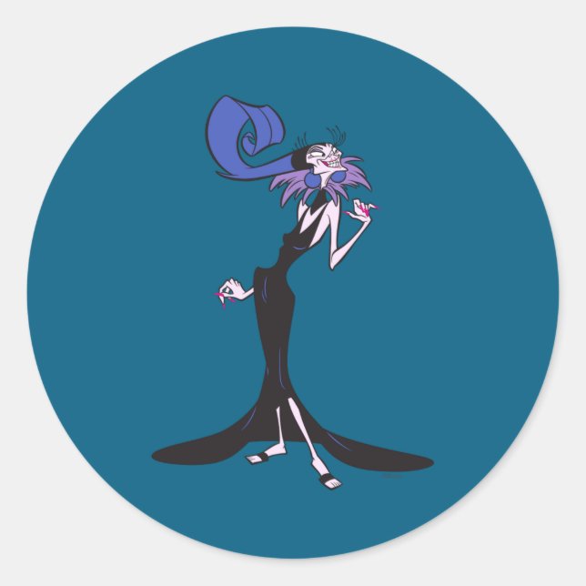 Kaisers neue Geste Yzma _1  Runder Aufkleber (Vorderseite)