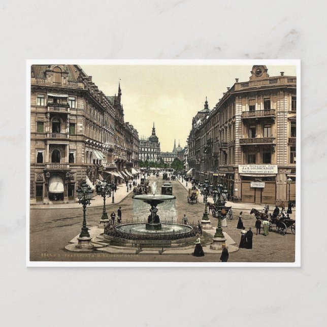 Kaiserstrasse, Frankfort auf Hauptleitung (d.h. Postkarte (Vorderseite)