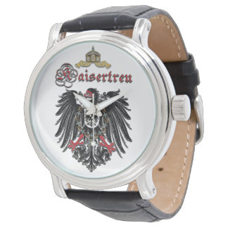 Kaisertreu - Kaiserreich Wappen Adler Armbanduhr