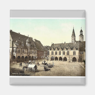 Kaiserworth und Rathaus, Goslar, Harz, Deutschland Magnet