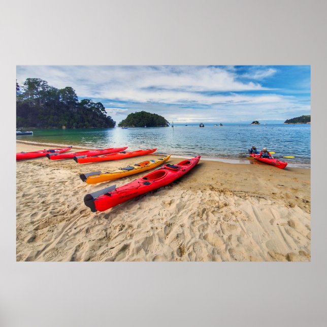 Kaiteriteri, Nelson Beach, Neuseeland Poster (Vorne)