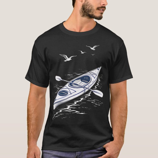 Kajak-Abenteuer T-Shirt (Vorderseite)
