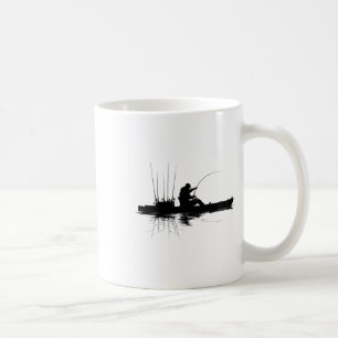 Kajak-Angeln Grafik Fischer Angeln Kajaking A Kaffeetasse