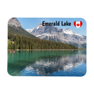 Kajak auf dem berühmten Emerald Lake - Yoho NP, Ka Magnet